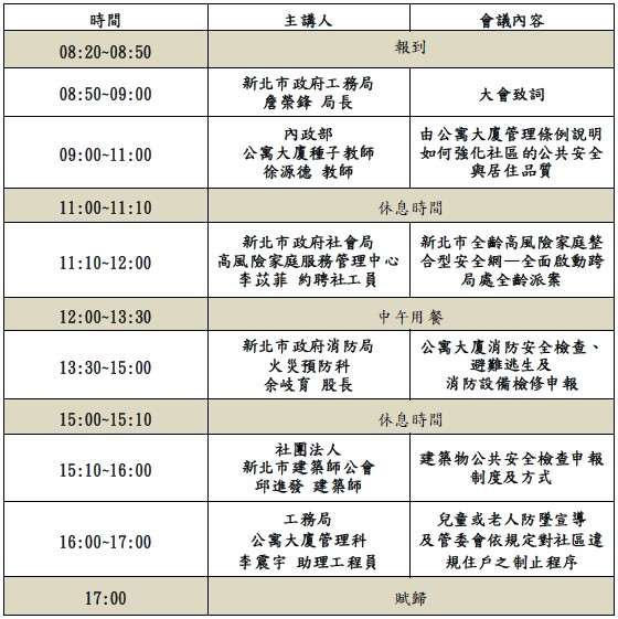議程