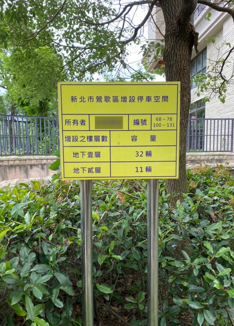 新北市列管的50處獎勵停車場，均依停車場法設置「獎停空間告示牌」。
