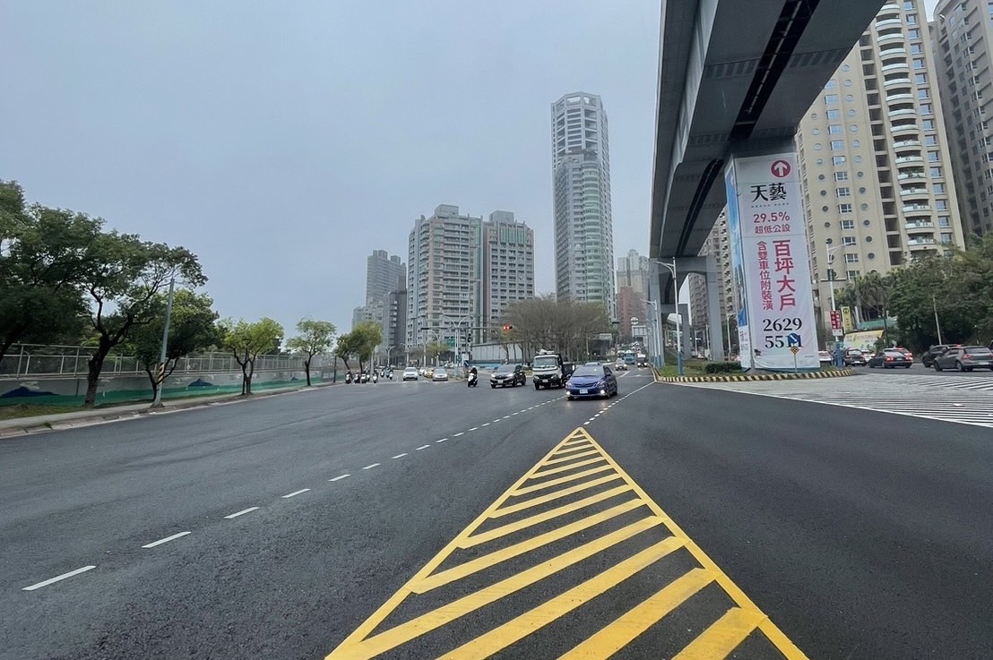 淡北道路工程將於4月15日起進行第一階段交維，淡金路、中正東路一段局部車道將縮減寬度