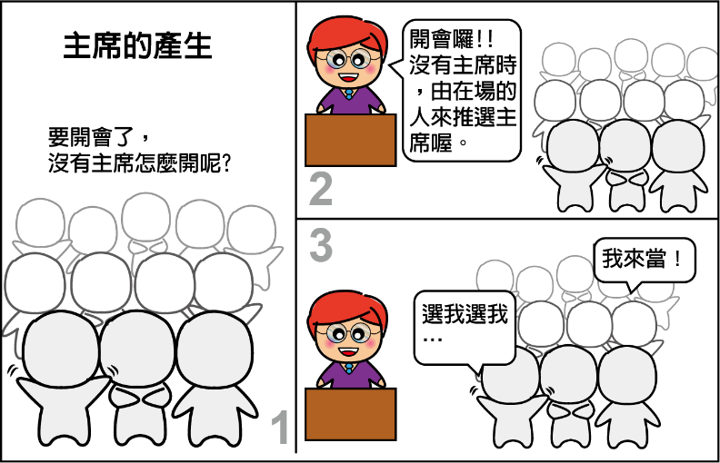 公寓大廈管理維護漫畫-主席的產生
