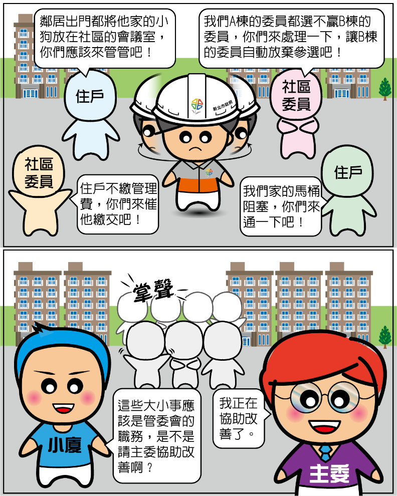 公寓大廈管理維護漫畫-管理委員會的職務事項